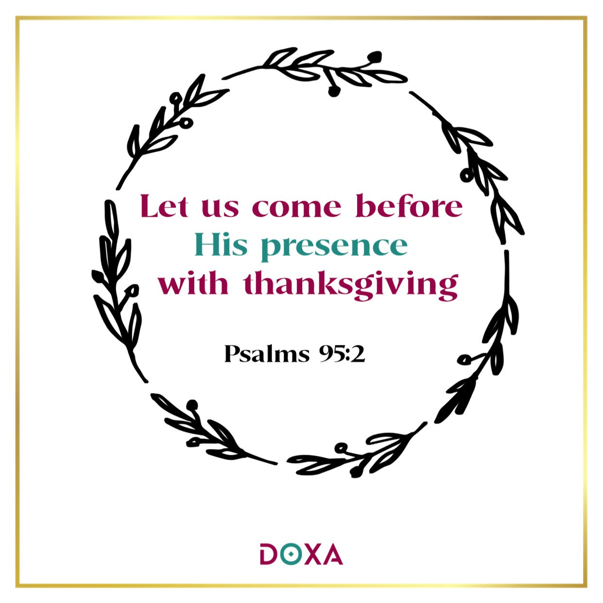 Psalms 95:2