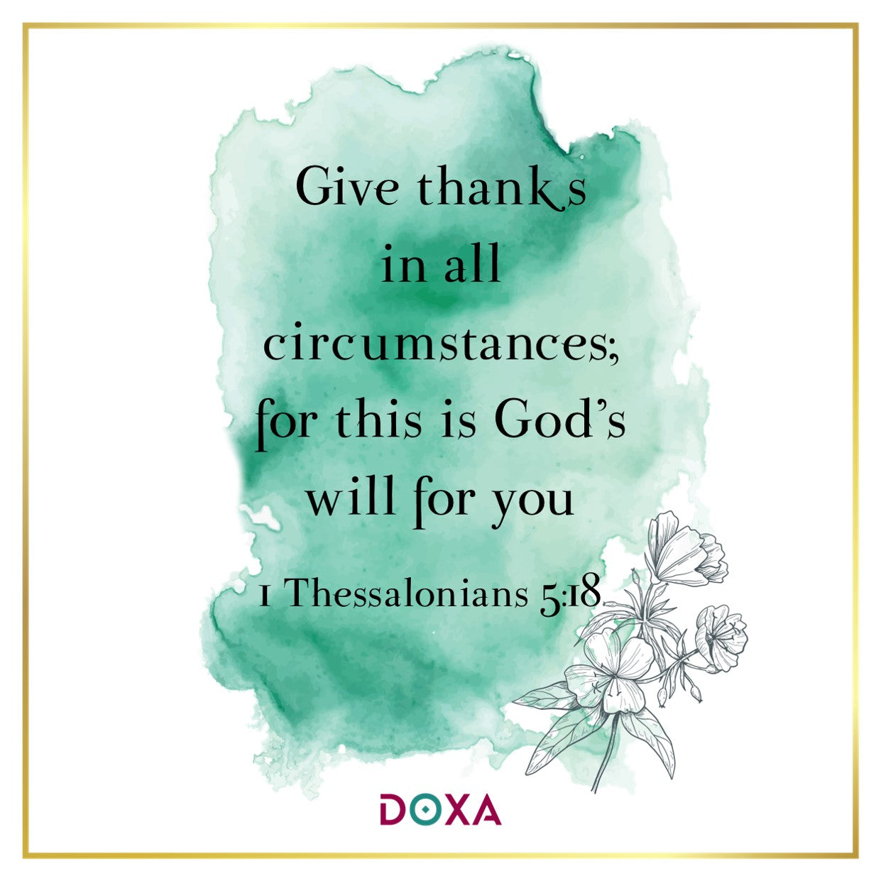 1 Thessalonians 5:18